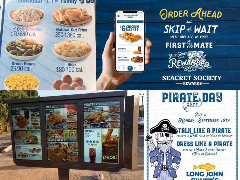 Long John Silver's Menu