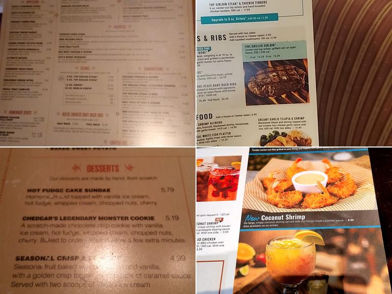 Cheddar's Scratch Kitchen Menu
