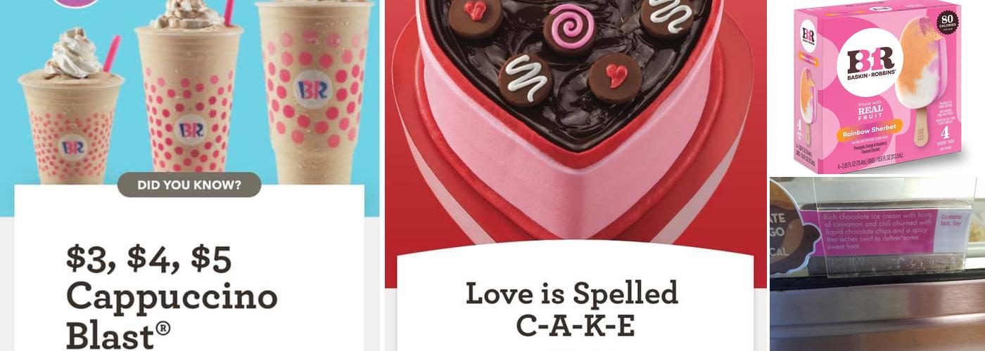 Baskin-Robbins Menu