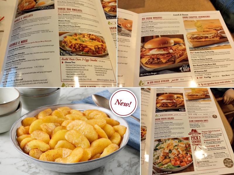 Bob Evans Menu