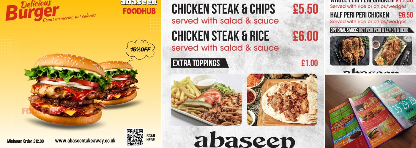 Abaseen Takeaway Menu