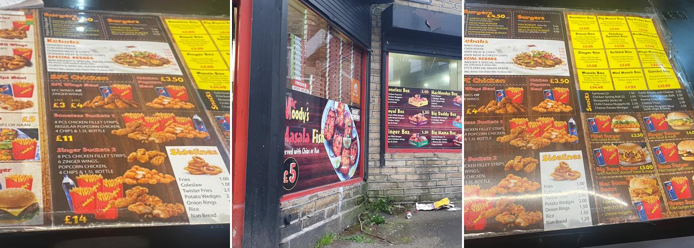 Mac Moody’s Halifax Menu