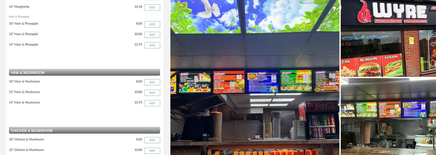 Pizza & Kebab House Blackpool (Wyre) Menu