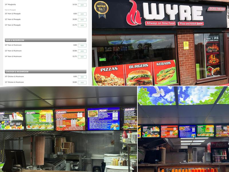 Pizza & Kebab House Blackpool (Wyre) Menu