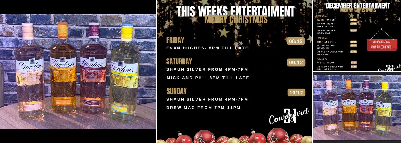 Courtyard Bar Hamilton Menu