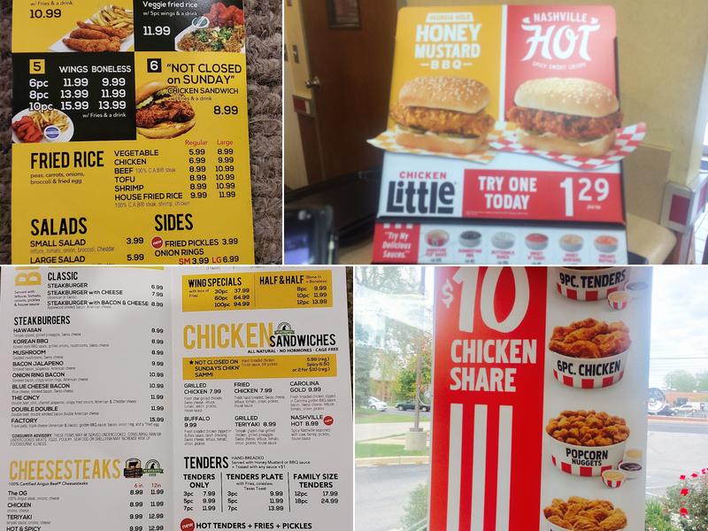 KFC Menu