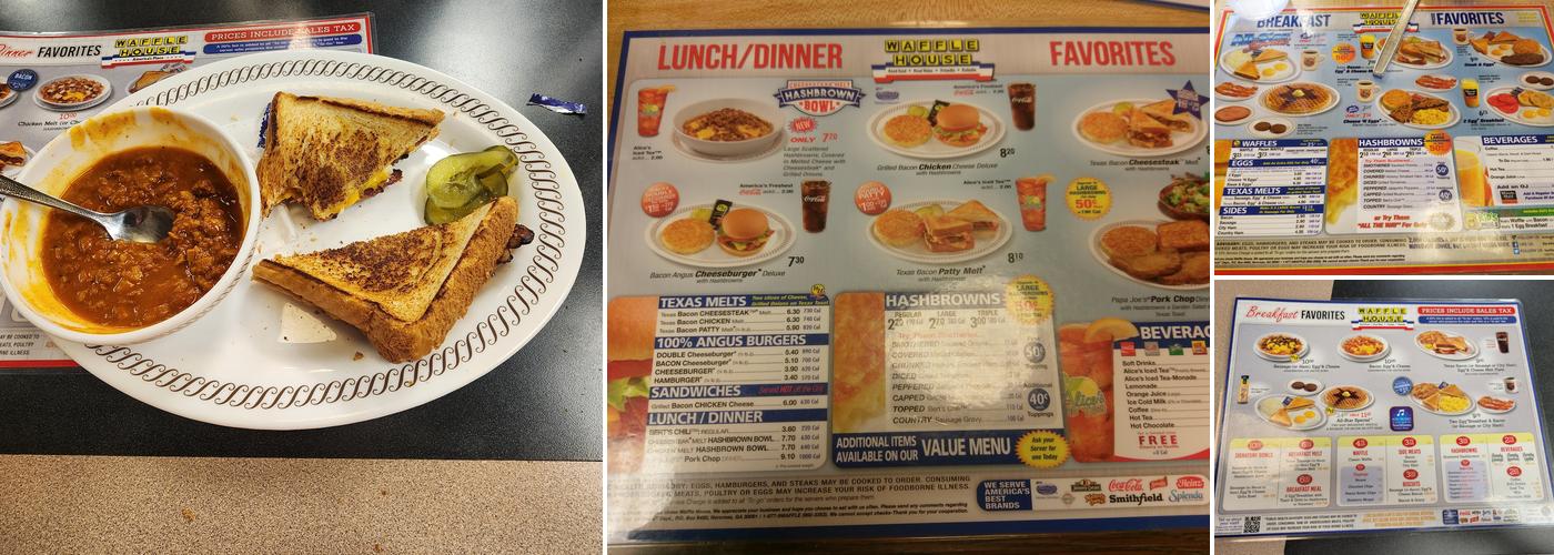 Waffle House Menu