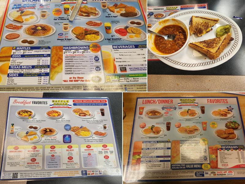 Waffle House Menu