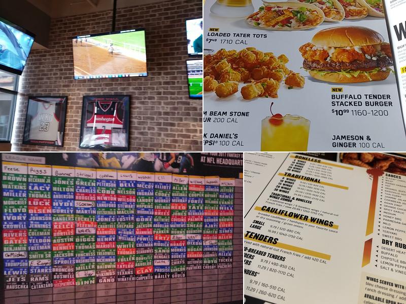 Buffalo Wild Wings Menu