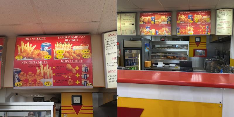 Kansas Fried Chicken Menu