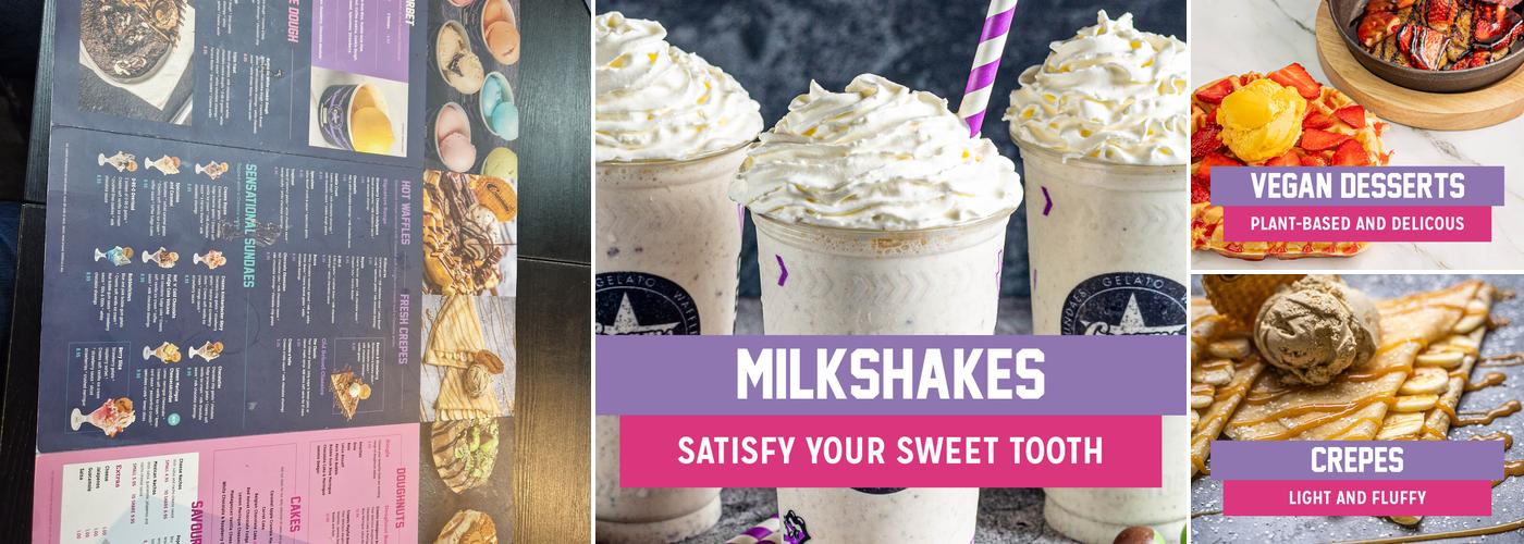 Creams Cafe Harlow Menu