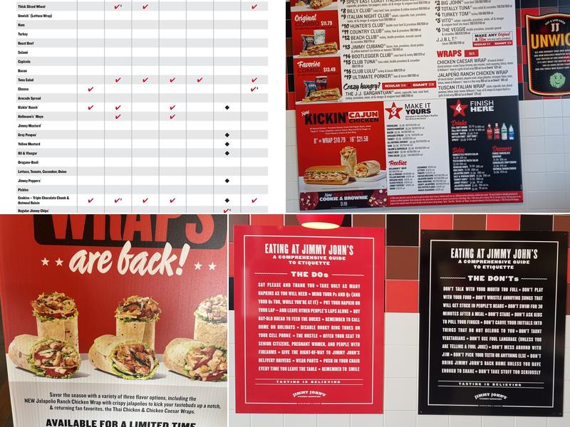 Jimmy John's Menu