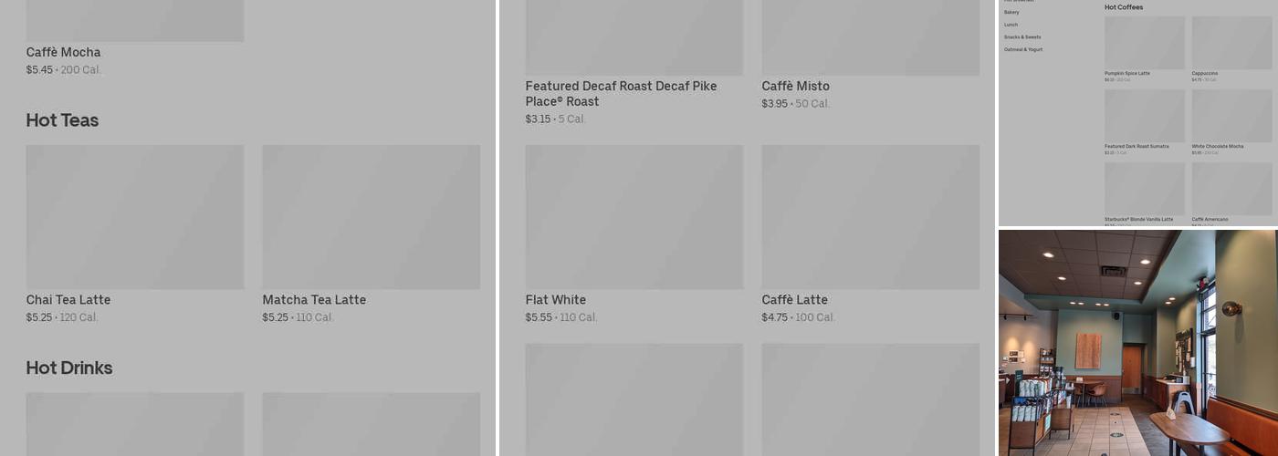 Starbucks Menu
