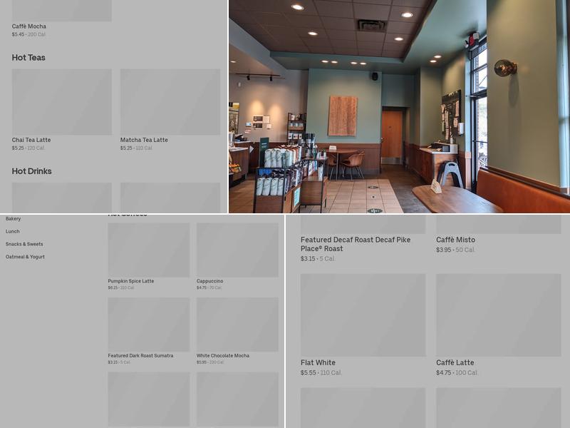 Starbucks Menu