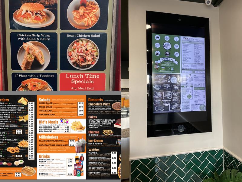 Cafe Pizzeria Express Harlow Menu