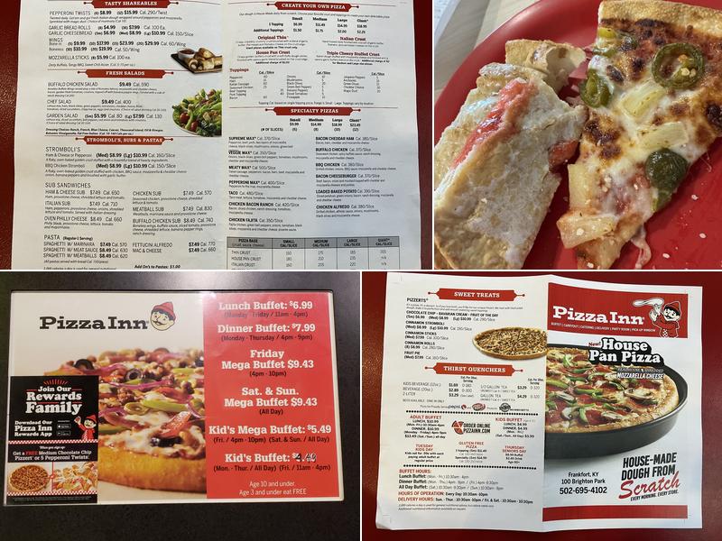 Pizza Inn Menu