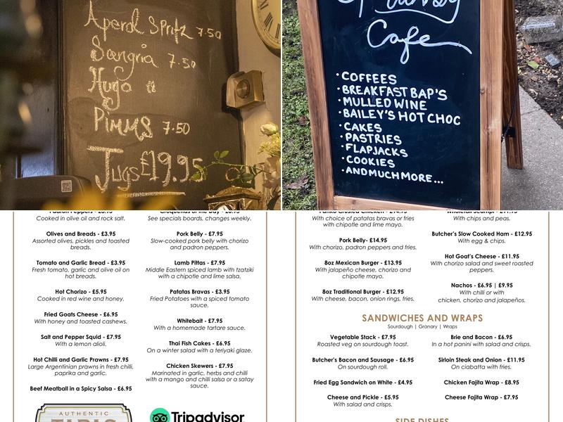 Marquis Of Granby Menu