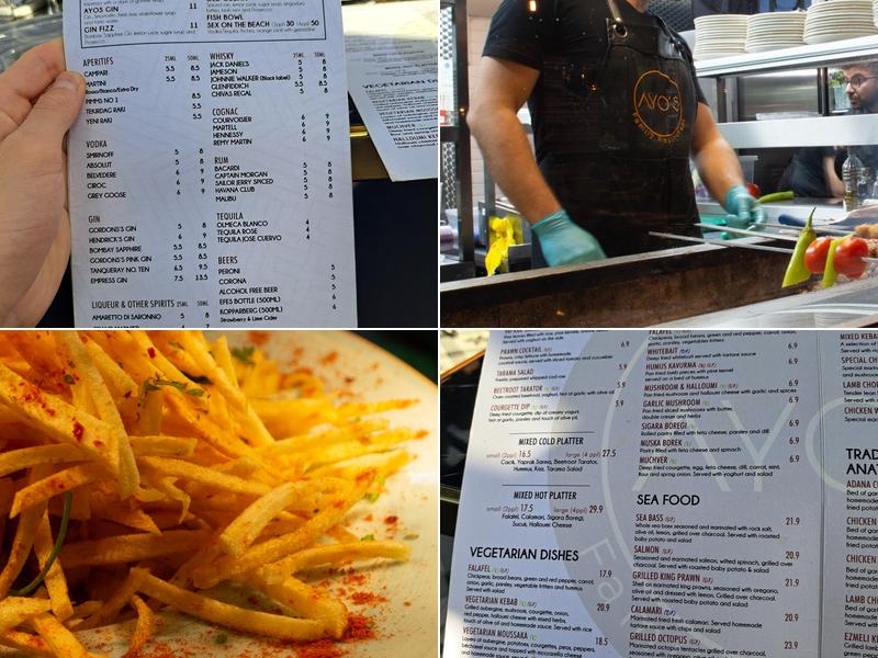 Ayos Restaurant Menu