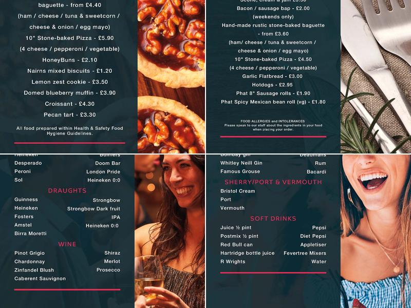 The Balcony Cafe Bar Menu