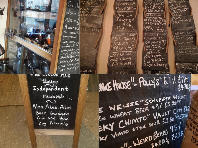 The Little Ale House Menu