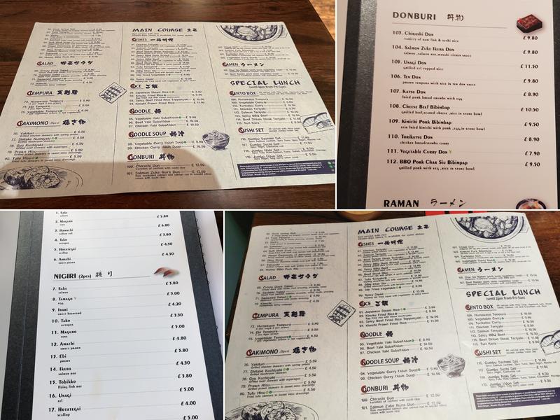 Domo Japanese Cuisine Menu