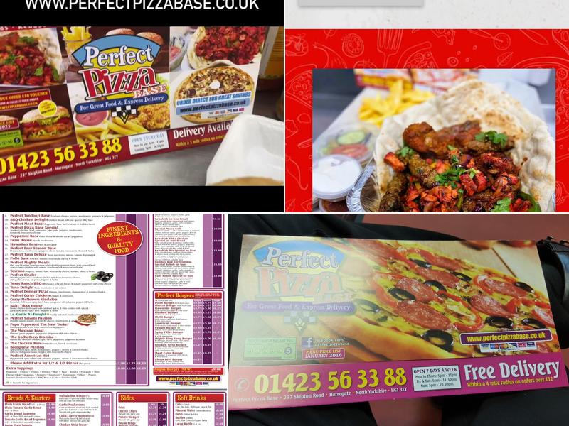 Perfect Pizza Base Menu