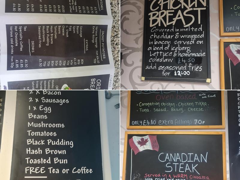The Breakfast Box Menu