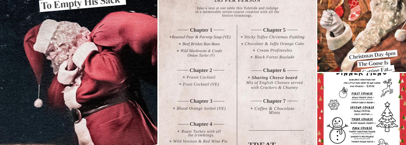 The Claro Beagle Menu