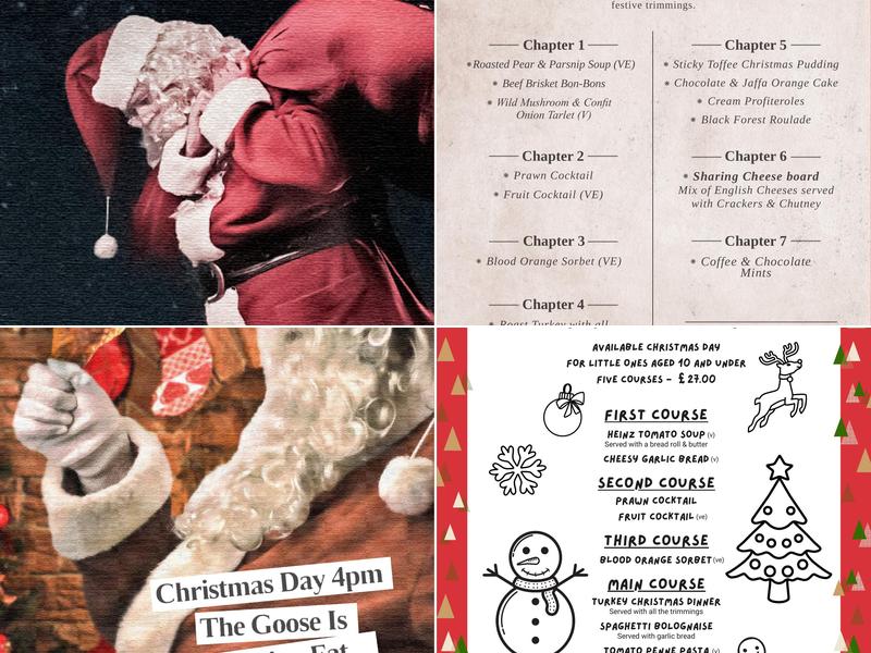 The Claro Beagle Menu