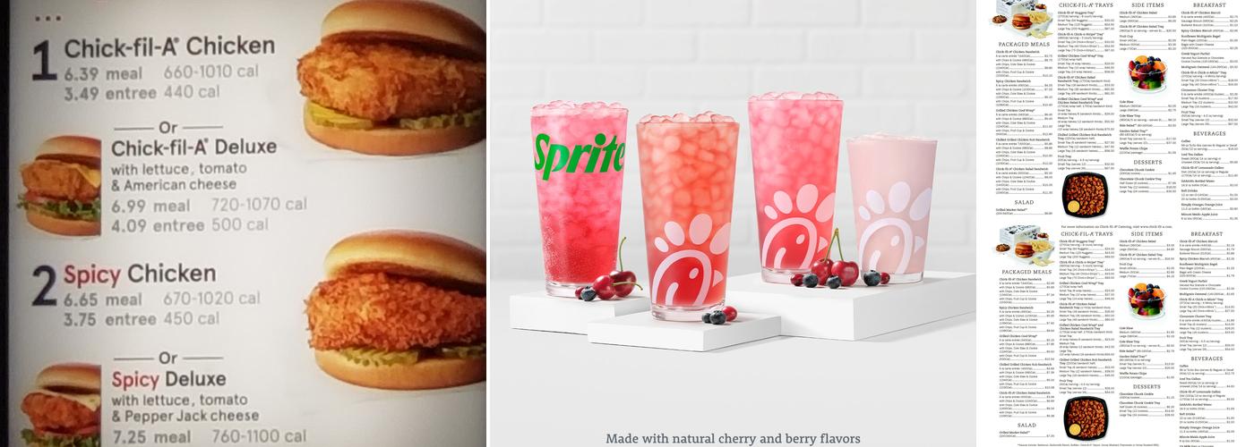 Chick-fil-A Menu