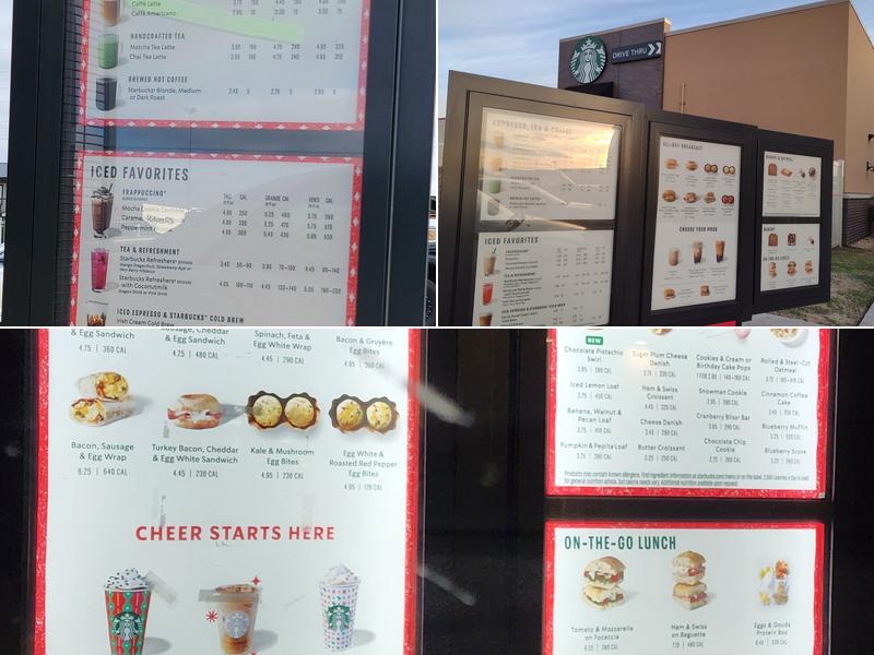 Starbucks Coffee Company Menu