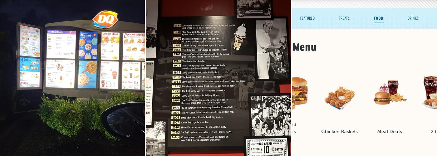 Dairy Queen Grill & Chill Menu