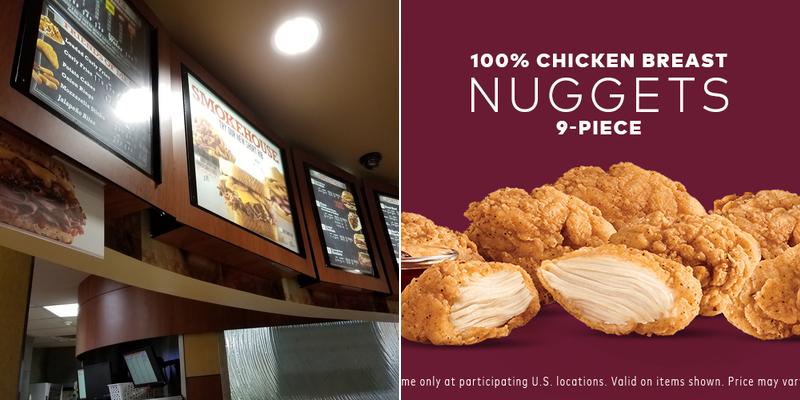 Arby's Menu