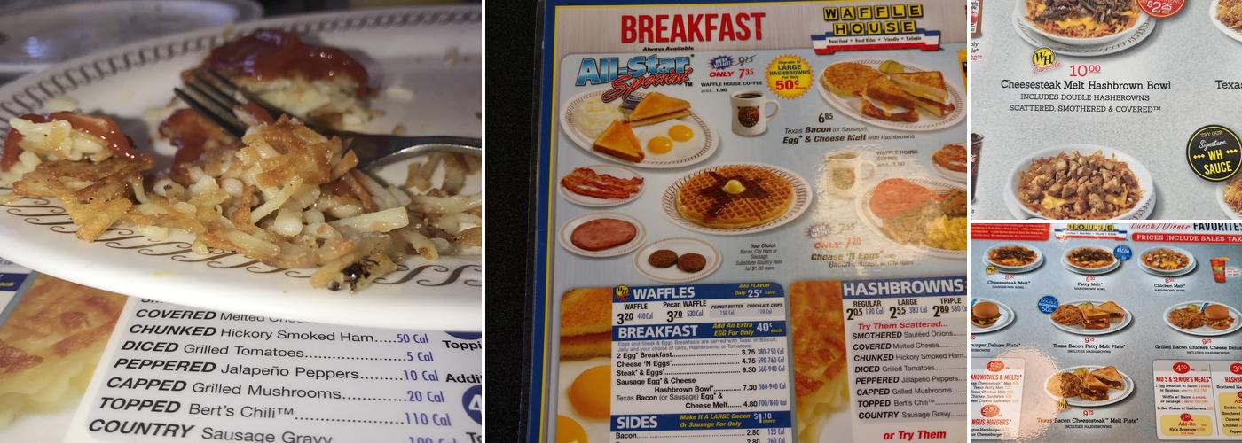 Waffle House Menu