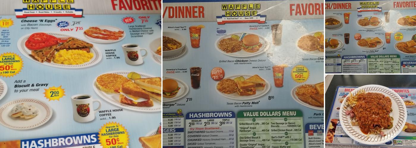 Waffle House Menu