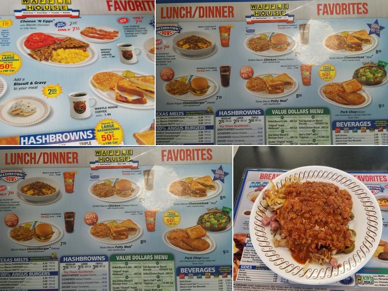 Waffle House Menu