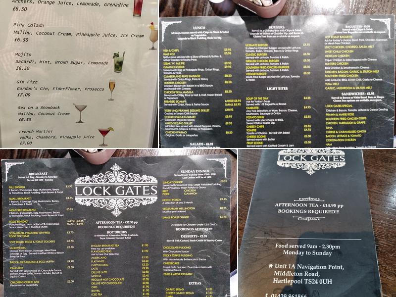 Lock Gates Menu