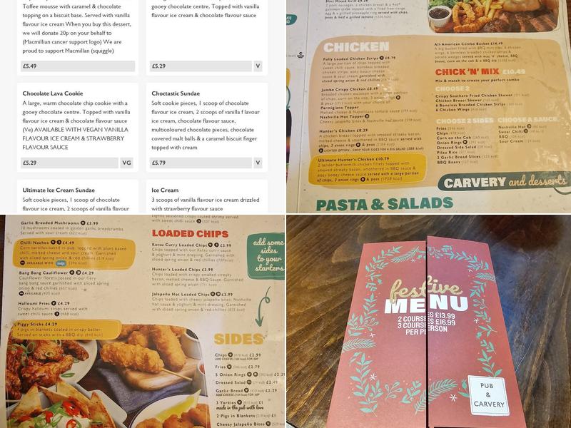 Merry Go Round, Greene King Pub & Carvery Menu