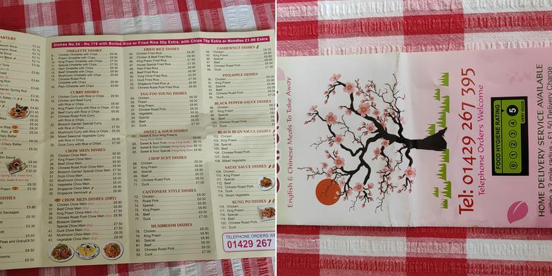 Blossom Garden Menu