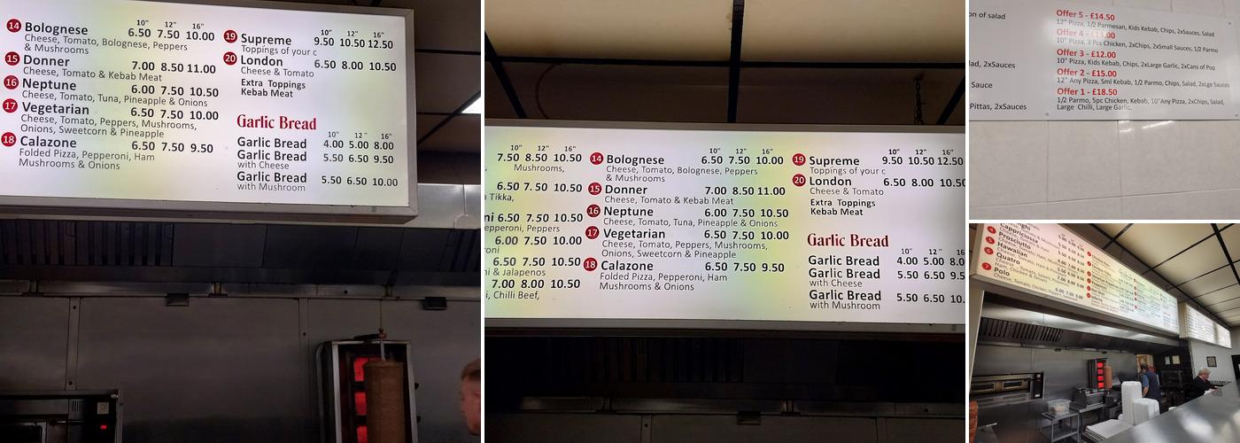 Tasty Bites (Carlton Bingo) Menu