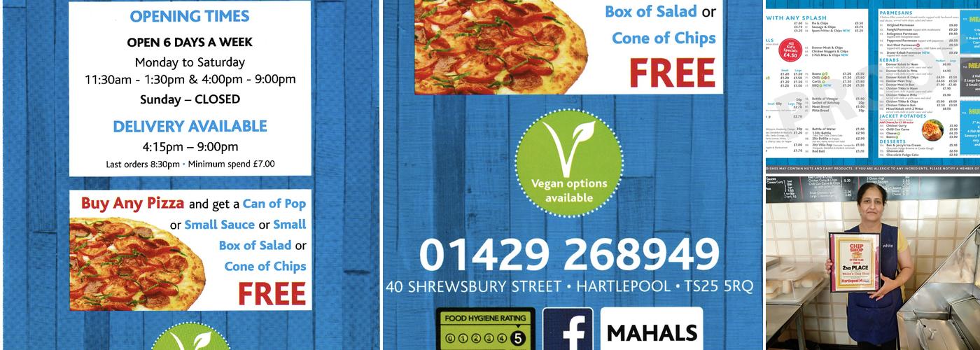 Whites fish and chips Menu