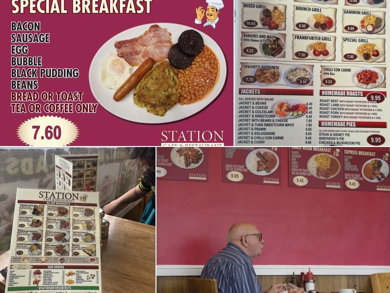 Station Cafe Restaurant Menu