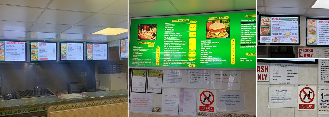 Dovercourt Grill Menu