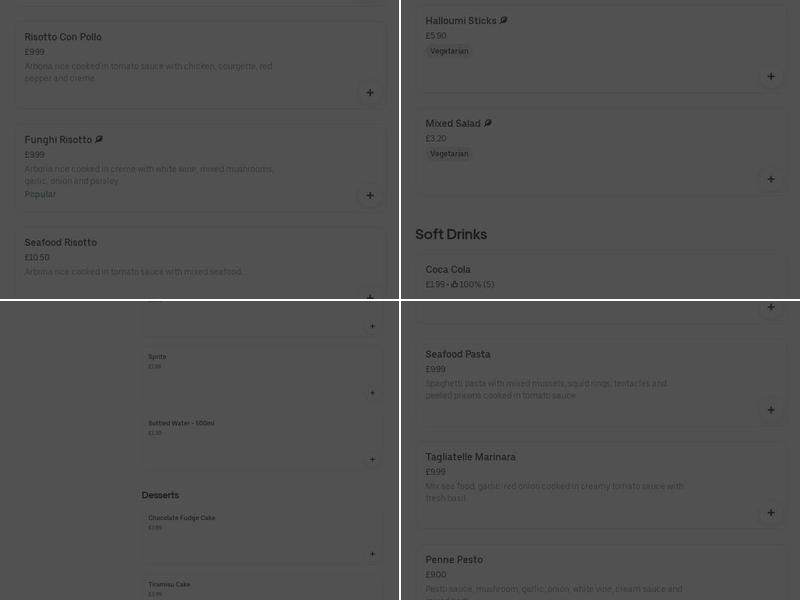 Spaghetti Della Casa Menu