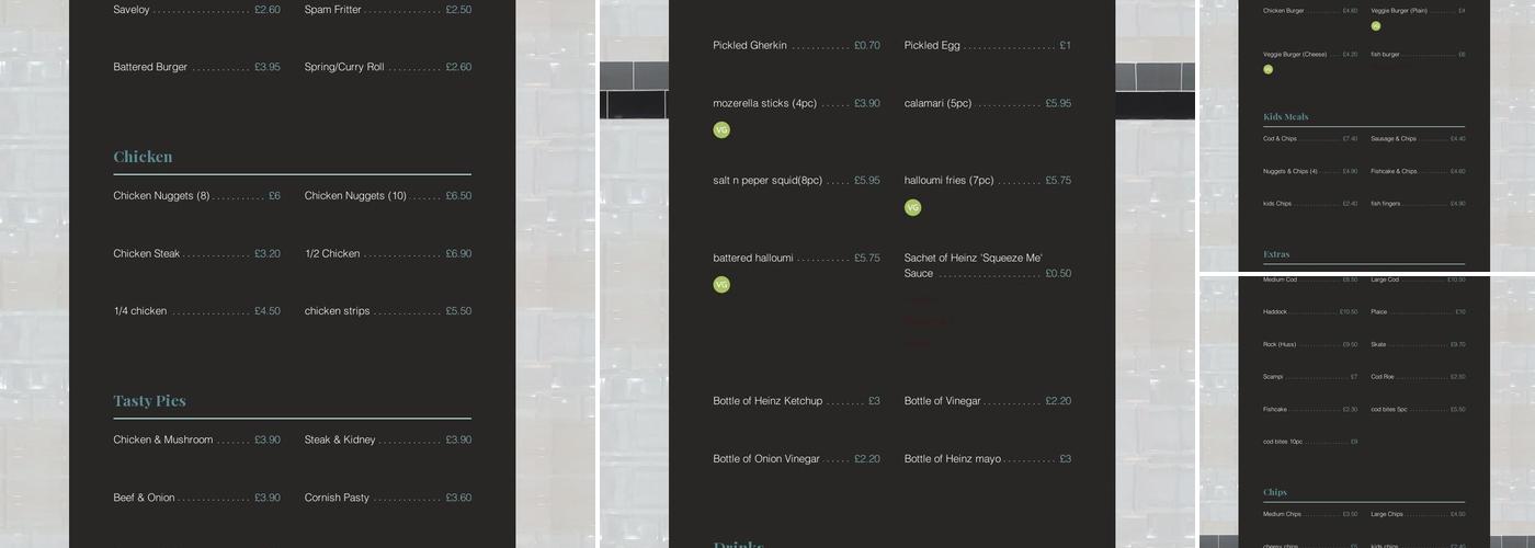 Hassocks Fish and Chips Menu
