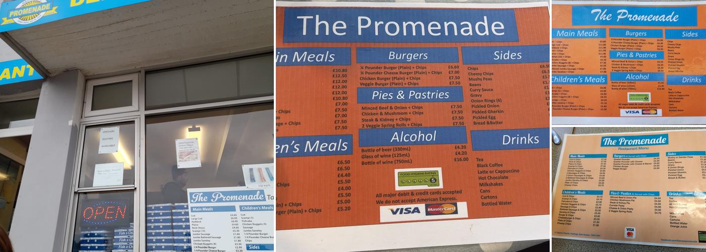 Promenade Fish Bar Menu