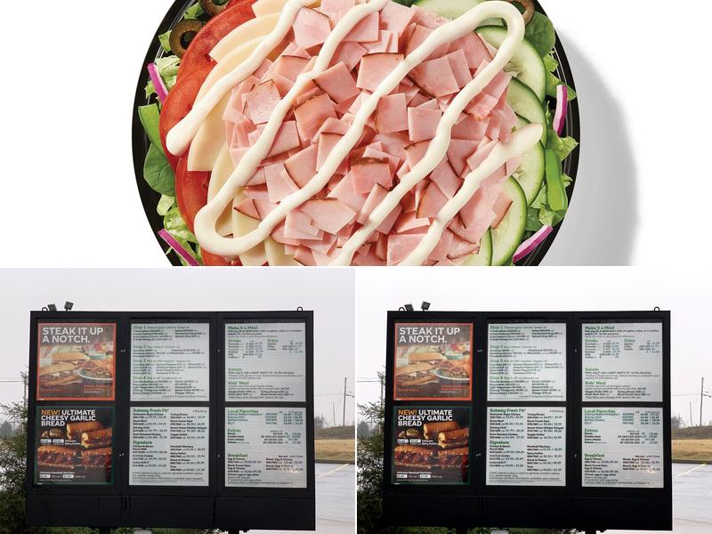 Subway Menu