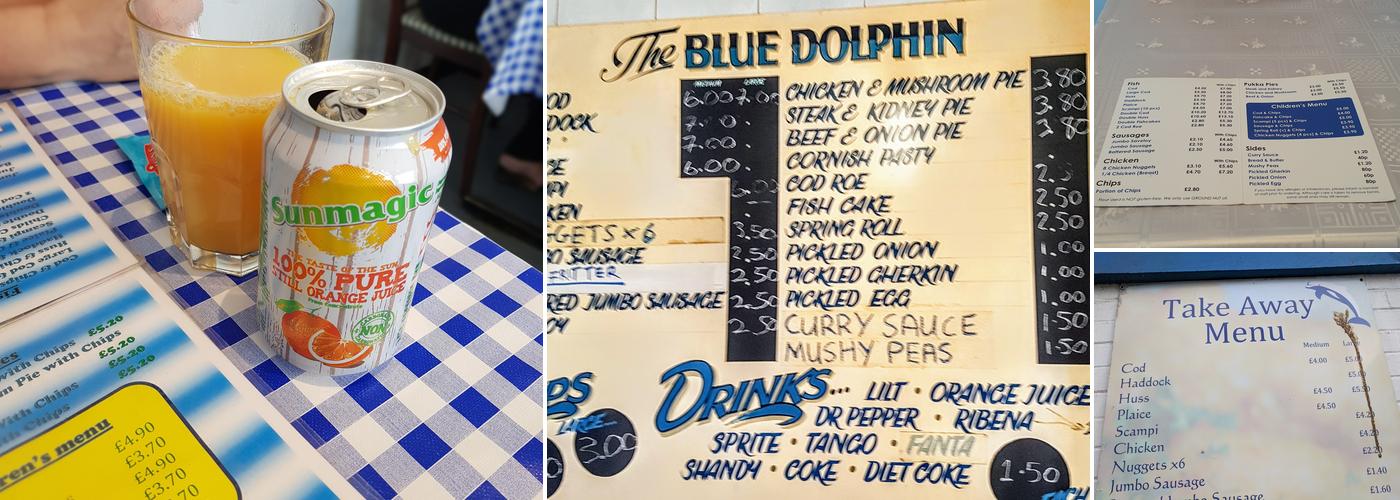 Blue Dolphin Fish Bar Menu