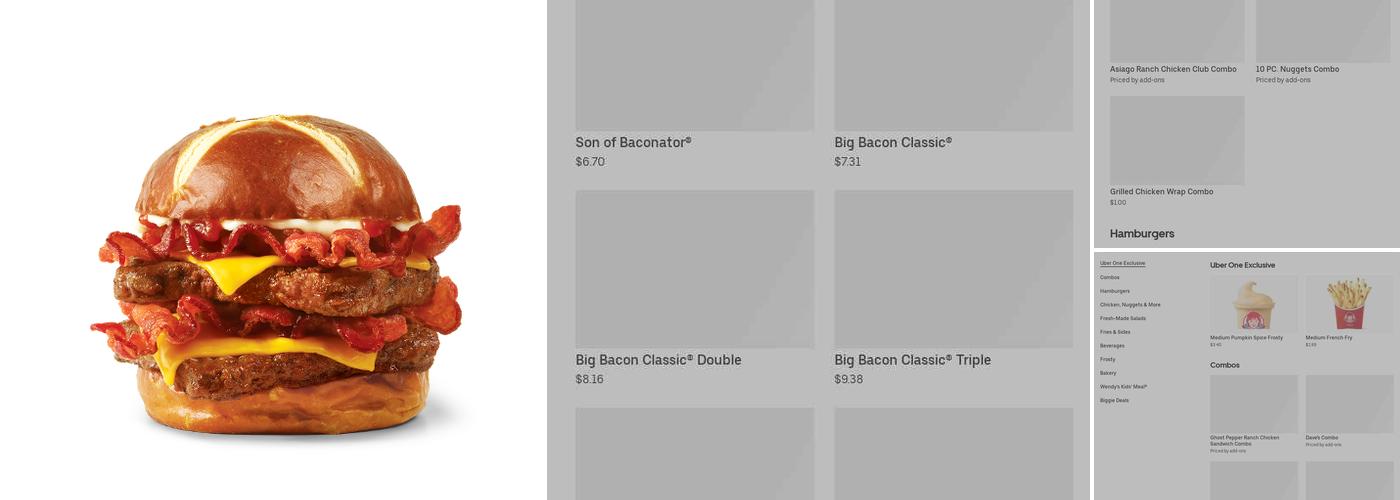 Wendy's Menu