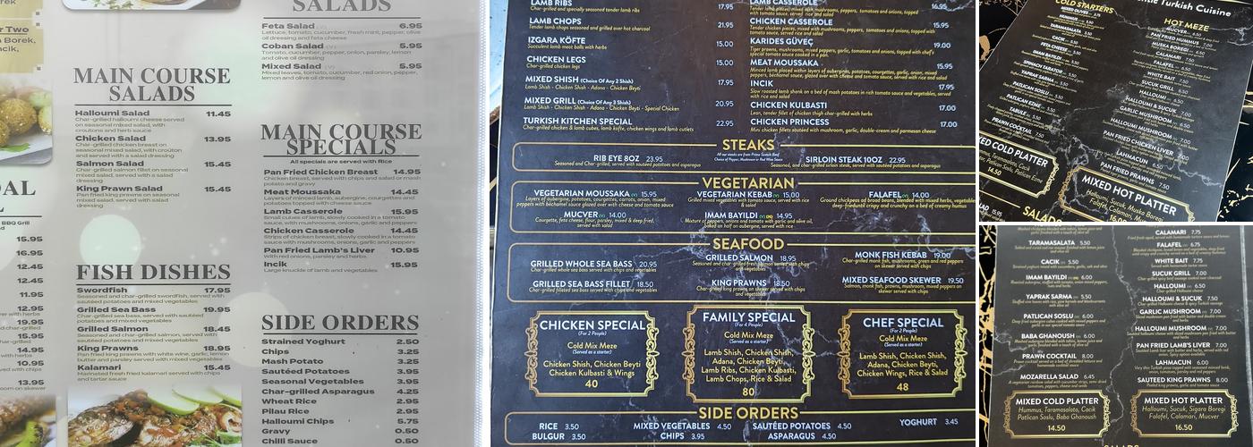 Turkish Kitchen Hatfield & Jimmy’s Brunch Menu